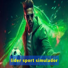 lider sport simulador